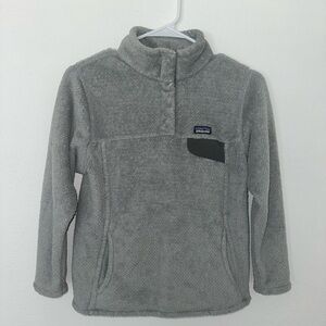 Patagonia Kids Gray Fleece Pullover